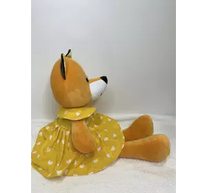 Мягкая игрушка лисичка в платье
